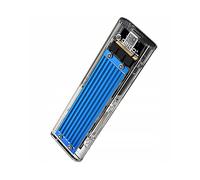 ORICO CUSTODIA ESTERNA PER SSD M.2 QN-416 - Trasparente, USB-C 3.1 Gen2, compatibile NVMe fino a 8 TB