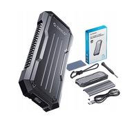 ORICO CUSTODIA ESTERNA PER SSD QN-412 - Grigio, USB-C 3.2 10Gbps, compatibile M.2 NVMe/SATA