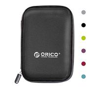 ORICO Custodia Hard Disk Esterno Disco Protettiva per Rigido 2.5 - Scatola di archiviazione su disco rigido, Scatola portaoggetti digitale(Nero)