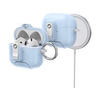 ORICO Custodia per AirPods 4ª Generazione con Supporto, Ricarica MagSafe e Coperchio Magnetico, Potente Protezione Anti-caduta, Blu-CP34