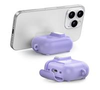ORICO Custodia per AirPods Pro 2ª Generazione con Supporto, Ricarica MagSafe e Coperchio Magnetico, Potente Protezione Anti-caduta, Viola-CP32P