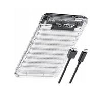 ORICO CUSTODIA PER DISCO 2,5" 2139U3-V1 - Trasparente, USB 3.0 5Gb/s, compatibile con HDD/SSD da 2,5"