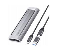 ORICO CUSTODIA PER SSD M.2 AXM2F-V1 - Grigio, USB-C 5Gb/s, compatibile NGFF, cavi inclusi