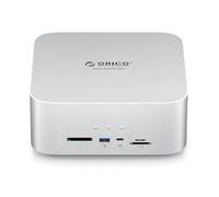 ORICO Data Matrix Mini 6TB Hard Disk Esterno 2TB SSD e 4TB HDD, 40Gbps USB-C Docking Station con SD/TF, CF-B, USB-C*2, USB-A*2, DP 1.4, Compatibile con Mac Mini/Mac Studio (DMM13-6T)