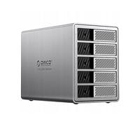 ORICO DISCO ESTERNO 9858T3 - Argento, Thunderbolt 3, 5 slot HDD/SSD SATA