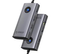 ORICO Docking Station, 6 in 1 Hub USB C con HDMI 4K@30Hz + PD100W + 3 USB 3.0 + Ethernet, 5Gbps USB C Hub Multiport Adattatore per MacBook/Dell/HP/Surface/Lenovo