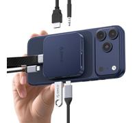 ORICO Docking Station Magnetica USB C, Involucro per SSD M.2 NVMe, Docking Station 8 in 1 con HDMI 4K@60Hz, PD 100W, USB-A 10 Gbps, SD/TF, Audio. Hub USB C Dockingstation per iPhone/Dell Lenovo MG7