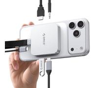 ORICO Docking Station USB-C Magnetica, Custodia SSD M.2 NVMe, Dockingstation 6 in 1 con HDMI 4K@60Hz, PD 100W, USB-A/USB-C 10 Gbps, Audio, Hub USB-C Dockingstation per iPhone/Pro Max/Dell Lenovo MG5