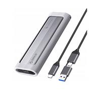 ORICO GABBIA ESTERNA PER SSD AXM2S-G2-V1 - Grigio, USB-C 10Gbps, compatibile M.2 NVMe/NGFF
