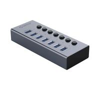Orico Hub 7X Usb-A 3.0 Voor Laptop Computer Met Switches Snel Opladen