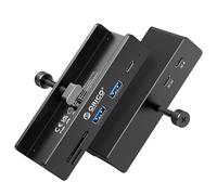 ORICO Hub USB 3.2, Hubs-USB in Alluminio a Pinza con Porta Alimentazione 5V, Distributore USB 3 Porte 10Gbps, Lettore Schede SD/TF 3.0, Hubs USB 3.2 con Cavo 100cm (C ad A/C) per Monitor e Scrivanie