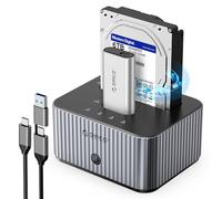 ORICO M.2 NVMe e 2,5/3,5 pollice HDD Docking Station con Clonazione Offline, 10 Gbps, con Alloggiamento del Dissipatore di Calore in Alluminio (IT28E-C)
