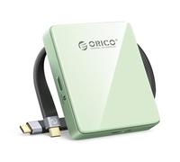 ORICO Magnetico M.2 NVMe SSD Case per iPhone 15/16/17 Pro - USB-C 3.2 Gen2 10Gbps, Registrazione 4K ProRes, Ricarica PD 100W, SSD 2230/2242 2TB - AP42P (Verde)