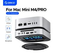 ORICO MiniLink USB HUB Docking Station per Mac Mini M4 M4 pro 40Gbps Porte USB-A/C M.2 NVMe SSD 8TB Max Supporto Nuova versione