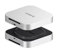 ORICO Minimate SSD per Mac mini M4 da 4 TB, Espansione SSD Esterna per Mac mini M4/M4 Pro, SSD NVMe Esterno (Non Rimovibile) fino a 40 Gbps (3800 MB/s) - Argento