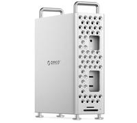 ORICO MiniPro Mac mini M4 Docking Station & Supporto con 2TB di storage SSD Esterno, Hub USB-C 10Gbps, Custodia Protettiva in Alluminio Verticale compatibile con Mac mini M4/M4 Pro - MS10