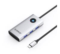 Orico PW11-6PR Docking Station USB-C to USB/USB-C/HDMI/RJ45 Argento