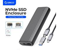 ORICO Strumento di Trasporto di Alluminio M2 NVMe SSD Enclosure 10Gbps Tipo C M.2 PCIe SSD Caso NVMe Tasto M Solid State Drive Caso di Supporto UASP
