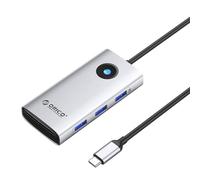 Orico PW11-6PR Docking Station USB-C to USB/USB-C/HDMI/RJ45 Argento