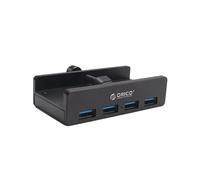 ORICO USB 3.0 HUB 5Gbps Clip Expansion HUB Splitter 1 to 4 Multiple Extend Dock for Desktop PC Accessories Black