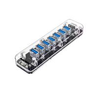 ORICO USB HUB Multi 7 Port High Speed USB3.0 Splitter with Micro-USB Power Port for Laptop PC OTG Adapter