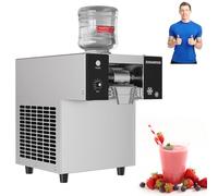 ORIDLECTAL Grattaghiaccio per Snow Cone per Ghiaccio a Neve istantaneo, Forma Regolabile soffice/a Nastro, 80 kg/Giorno, Raffreddamento Stabile, per Feste, ristoranti e Negozi di tè al Latte