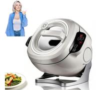 ORIDLECTAL Macchina Automatica per Saltare, Macchina da Cucina Automatica 6L, 2000W, molteplici modalità, Avvio Un Tocco, Facile, per Famiglie e diete