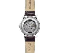 Orient Classic Bambino Classic - Orologio Uomo Automatico E A Carica Manuale Meccanico Classico Cinturino In Pelle Marrone Cassa In Acciaio Inox Quadrante Analogico Viola - RA-AC0032V