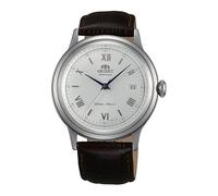 Orient Classic Bambino V2 - Orologio Uomo Automatico a Carica Manuale Elegante Cinturino In Pelle Marrone Cassa In Acciaio Quadrante Grigio - TAC00009W0 AC00009W