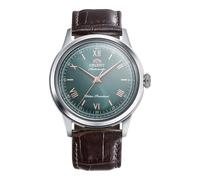 Orient Classic Bb00 Bambino 38 Roman - Orologio Unisex Automatico E A Carica Manuale Meccanico Classico Cinturino In Pelle Marrone Cassa In Acciaio Inox Quadrante Verde - RA-BB0001E