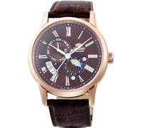 Orient Classic Sun & Moon - Orologio Da Polso Da Uomo Automatico E A Carica Manuale Meccanico Classico