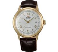 Orient Classic Bambino V2 - Orologio Uomo Automatico a Carica Manuale Elegante Cinturino In Pelle Marrone Cassa In Acciaio Quadrante Grigio - TAC00007W0 AC00007W