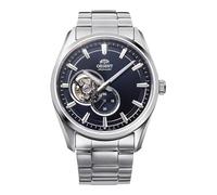Orient Contemporary Small Seconds Semi Skeleton - Orologio Da Uomo Automatico a Carica Manuale Casual Bracciale e Cassa In Acciaio Metallizzato Quadrante Blu - RA-AR0003L30B RA-AR0003L