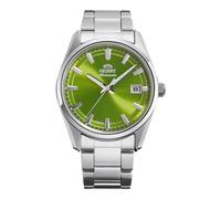 Orient Stretto RA-AC0R05E30B 38.5mm Orologio Meccanico Automatico Unisex - Quadrante Verde, Cassa e Bracciale in Acciaio Inox, Display Data, Edizione Limitata