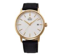 Orient Contemporary Stylish Maestro - Orologio Uomo Automatico a Carica Manuale Casual Cinturino In Pelle Nero Cassa In Acciaio Quadrante Grigio - RA-AC0E03S30B RA-AC0E03S