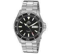 Orient Kamasu - Orologio subacqueo automatico giapponese in acciaio inossidabile, Nero - Bracciale in Metallo, 41.8 mm, Orologio subacqueo