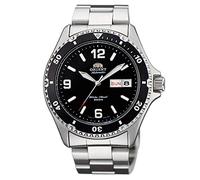 ORIENT Mako 2 & Ray 2 - Orologio da polso da uomo automatico e a carica manuale meccanico sportivo subacqueo bracciale e cassa in acciaio inox grigio display analogico nero - FAA02001B9