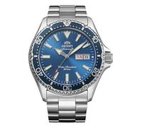 Orient Mako Kamasu RA-AA0824L39B - Orologio automatico da uomo, cassa in acciaio da 42 mm, quadrante blu, giorno-data, impermeabile fino a 200 m, vetro zaffiro, modello RA-AA0824L39B