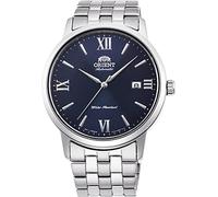 Orient Orologio analogico automatico da uomo, con cinturino in acciaio inox, RA-AC0F09L10B, blu plateado, Bracciale