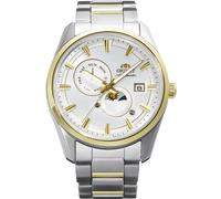 Orient RA-AK0312S30B Stretto Sun & Moon 42mm 5ATM Automatico Unisex Argento A...