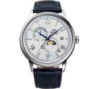 Orologio ORIENT RA-AK0802S Uomo Automatico Acciaio Cint. Pelle Quadrante Bianco