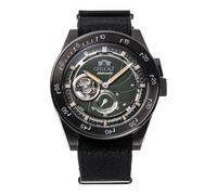 Orient Revival Retro Future Camera - Orologio Uomo Automatico a Carica Manuale Casual Cinturino In Pelle Nero Cassa In Acciaio Quadrante Nero - RA-AR0202E30B RA-AR0202E
