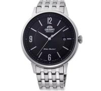 ORIENT Simple Arabic - Orologio da polso da uomo automatico e a carica manuale meccanico casual bracciale e cassa in acciaio inox di colore grigio display analogico nero - RA-AC0J08B10B