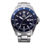 Orient Sports Kano - Orologio Da Uomo Automatico a Carica Manuale Impermeabile Bracciale e Cassa In Acciaio Metallizzato Quadrante Blu - RA-AA0009L39B RA-AA0009L