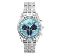 Orient Stretto Solare Quadrante Blu Vetro Zaffiro 50M RA-TX0304L Orologio Uomo