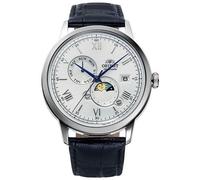 ORIENT Sun & Moon RA-AK0802S Orologio Uomo Automatico Bianco Pelle