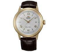 Orient Classic Bambino V2 - Orologio Uomo Automatico a Carica Manuale Elegante Cinturino In Pelle Marrone Cassa In Acciaio Quadrante Grigio - TAC00007W0 AC00007W