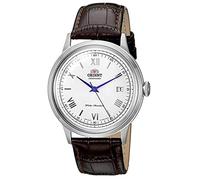 Orient uomo '2nd Gen. bambino Ver. 2 'giapponese automatico in acciaio INOX e pelle orologio da donna, colore: marrone (Model: FAC00009 W0)