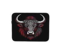 Oriental Bull Head Art Custodia per computer portatile Notebook Computer Tablet Valigetta Borsa da trasporto per lavoro 13 pollici