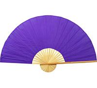 Oriental-Decor Grande 152,4 cm pieghevole ventilatore a muro - solido viola non verniciato - originale da parete fan